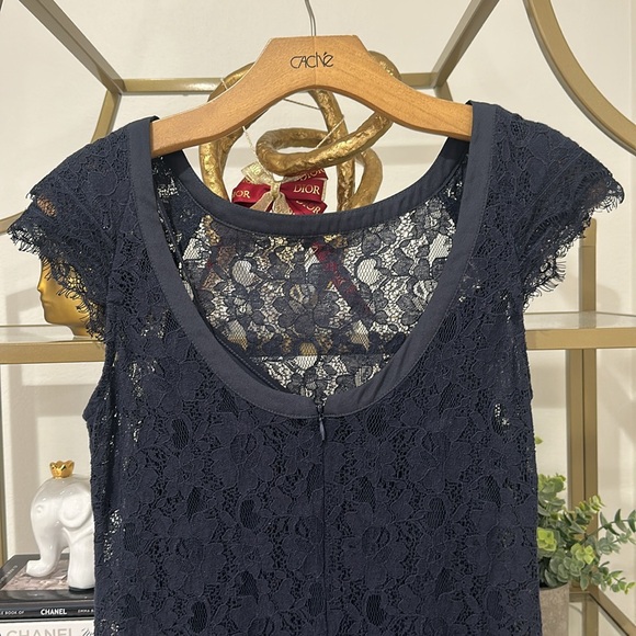Sleeve Tiered Navy Lace - Picture 11 of 12